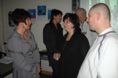 Marianne, Angelina, Paul met op de achtergrond Monique en Huub