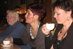 Koffie ter afsluiting met Lies, Marianne en Gitte